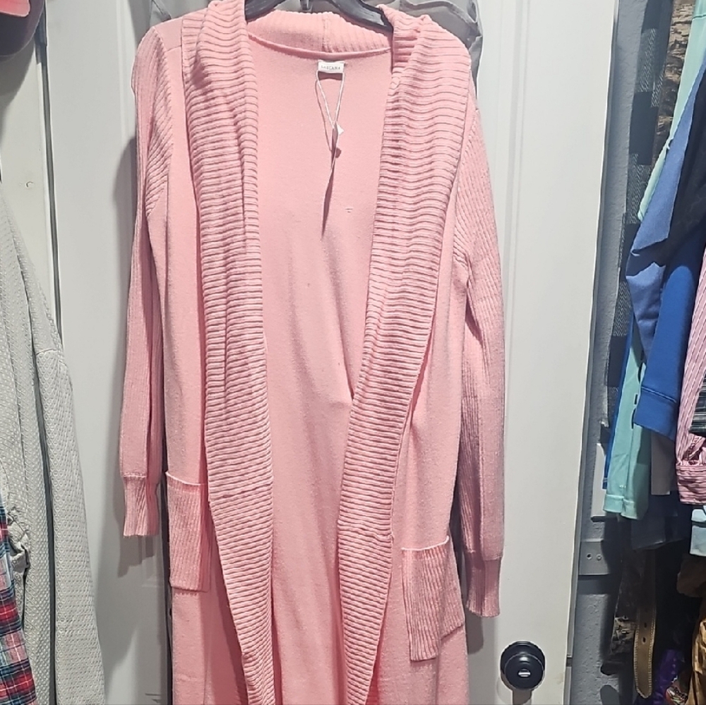 Lascana Pink Knit Cardigan - Picture 3 of 6